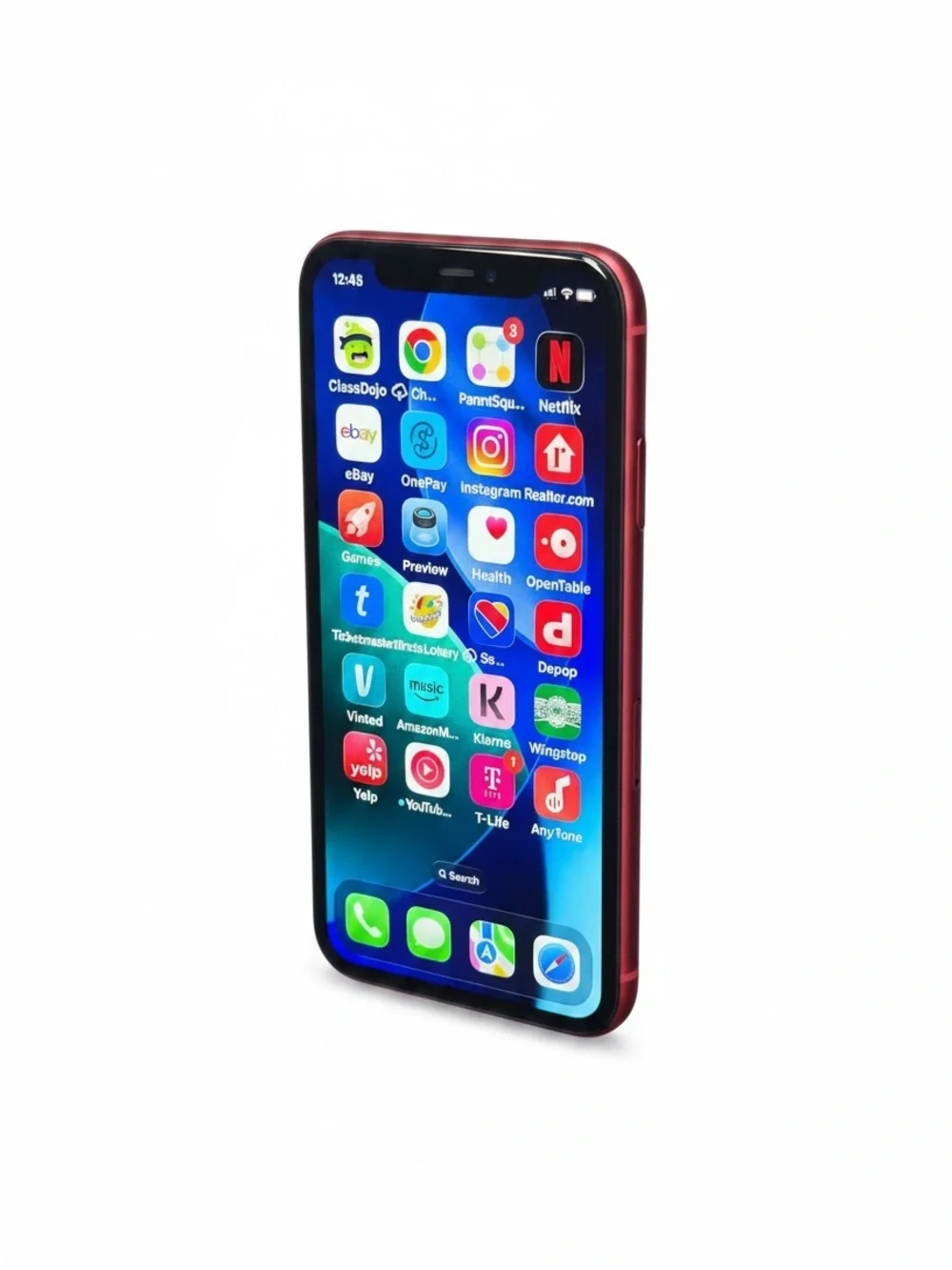 Apple red iphone
